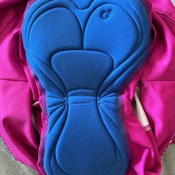 NWT, Sheila Moon padded bike shorts in pink (plum).  Sheila Na Gig Shorts, 8 in - Picture 5 of 7